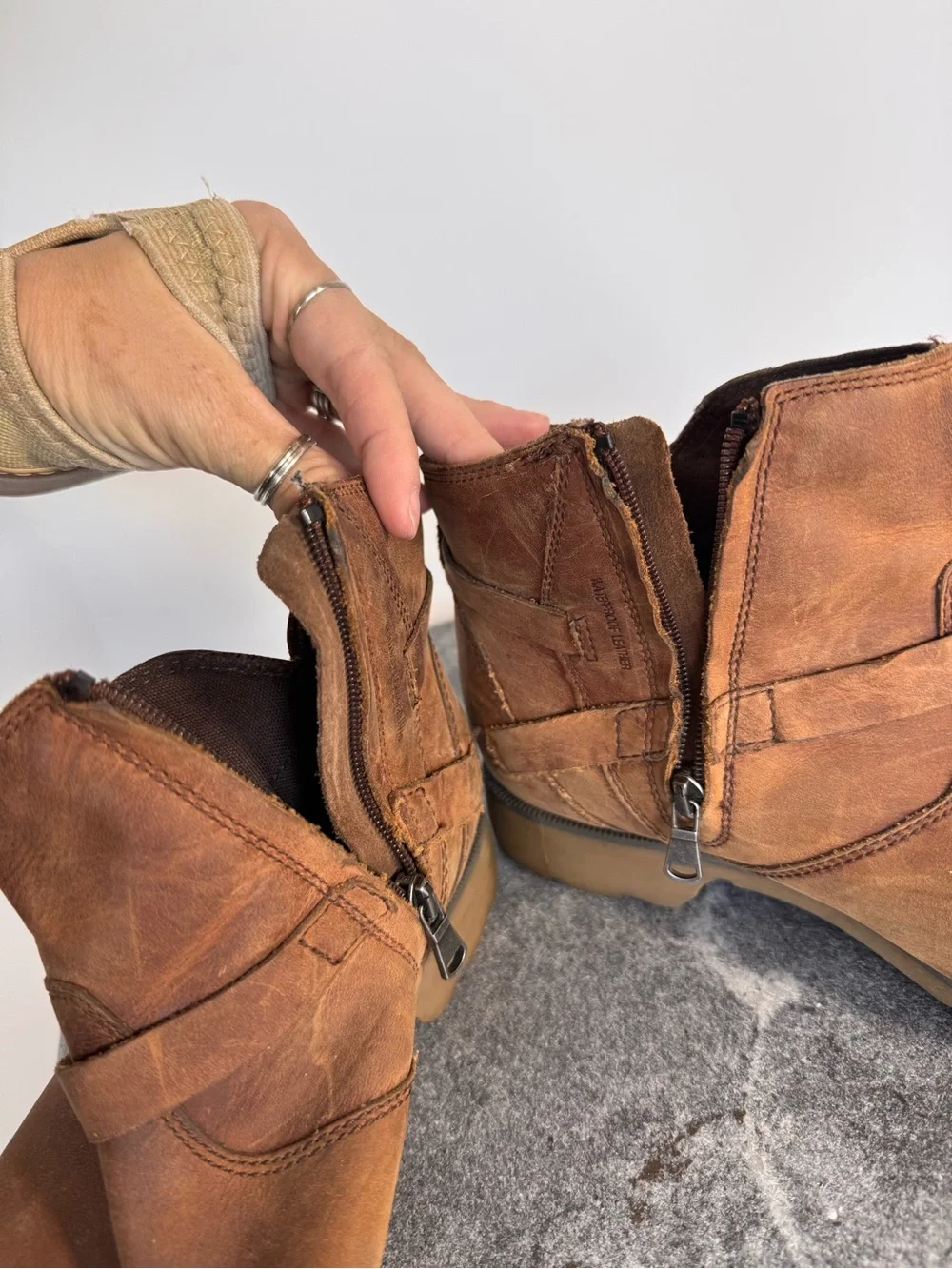 Teva leather boots